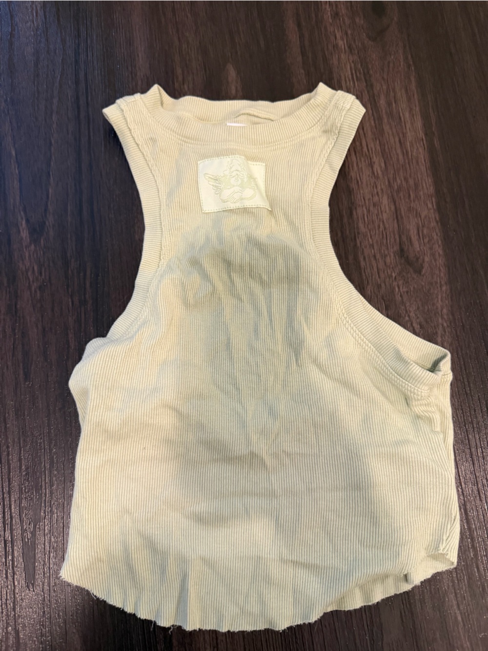 Boys Lie Ribbed Tank Top in Light Green
